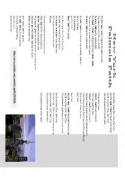 English Worksheet: Practise the Simple Past with a song! 