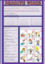 English Worksheet: Passive Voice