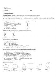 English Worksheet: exam to be