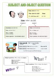 English Worksheet: object pronouns