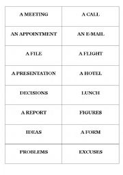 English Worksheet: BUSINESS ACTIONS_cards