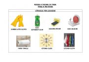 English worksheet: ROOMS & THINGS IN THEM. THINGS IN THE KITCHEN D)