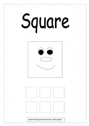 English Worksheet: Square