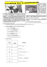 English worksheet: OBJET PRONOUNS