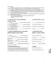 English worksheet: Revision for modals and present perfect