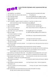 English Worksheet: Phrasal verbs with 