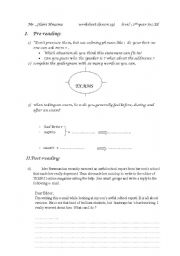 English Worksheet: coping with exams