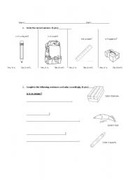 English worksheet: Verb To Be