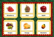 English Worksheet: fruit