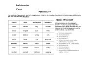 English worksheet: Present simple and present continuous sheet