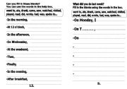 English worksheet: journal booklet-part2