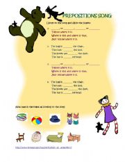 Prepositions song