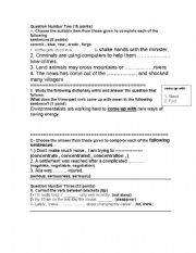 English Worksheet: English