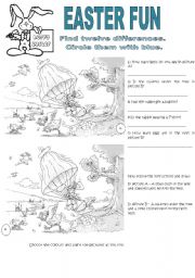 English Worksheet: Easter Fun 1