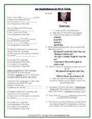English Worksheet: an english man 