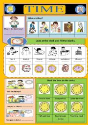 English Worksheet: Time