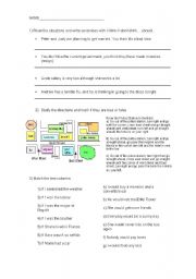 English Worksheet: Directions