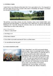 English Worksheet: Landmark