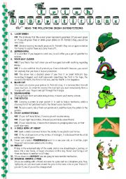 English Worksheet: Irish Superstitions