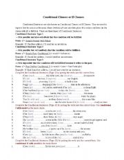 English Worksheet: Conditional Clause