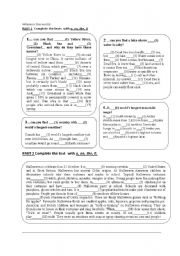 English Worksheet: articles