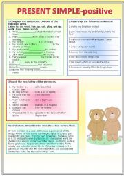 English Worksheet: PRESENT SIMPLE