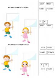 English Worksheet: hello!