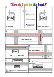 Directions - Phrase sheet