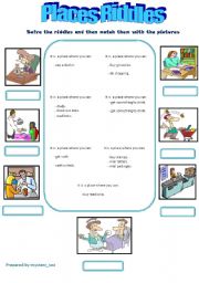 English worksheet: community helpers