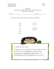 English worksheet: worksheet