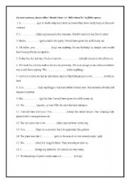 English worksheet: need to