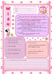 English Worksheet: Wish