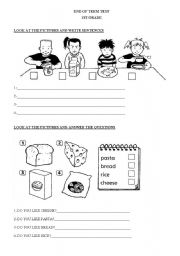 English Worksheet: test