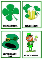 St Patricks day flashcards 2/2