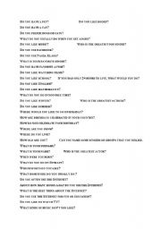 English Worksheet: conversation