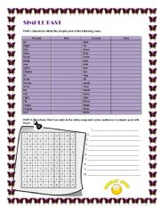 English Worksheet: Simple Past