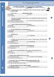 English Worksheet: Mrs Bixby and the Colonels Coat _Multiple choice test