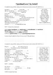 English Worksheet: S club 7  