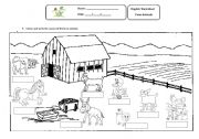 English Worksheet: Farm animals