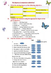 degrees of comparison part 1