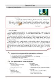 English Worksheet: Healthy eating habits 