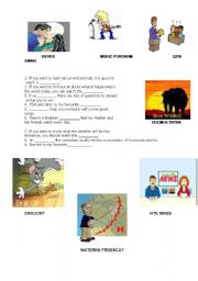 English worksheet: tv programs