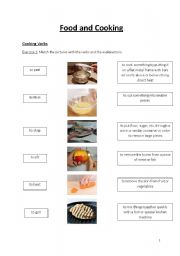 English Worksheet: Food and cooking 