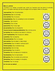 English Worksheet: Phobias