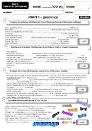 English Worksheet: Test for students of tourism industry (4 PAGES)