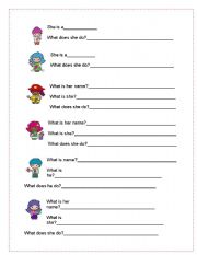 English worksheet: Jobs 2