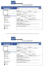 FACEBOOK Personal Info