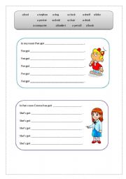 English Worksheet: Have, has got