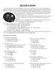 English Worksheet: Halloween story with activities