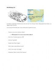 English Worksheet: Hitchiking USA - 1st Conditional Adventure